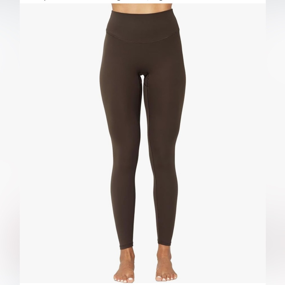 SUNZEL Amazon Brown Leggings Tummy Control Compression Workout Size Large